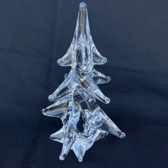 Toscany Crystal 8” Christmas Twisted Tree - Picture 2 of 12
